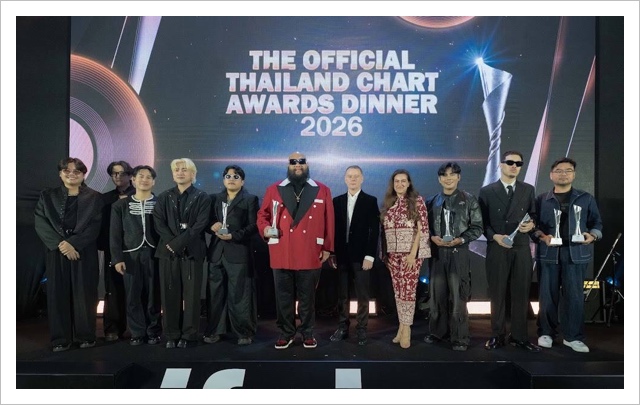 F.HERO, YOUNGOHM, PROXIE และ PURPEECH  คว้ารางวัลในงาน The Official Thailand Chart Awards 2026
